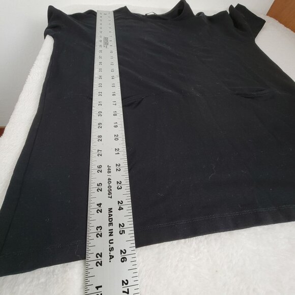 Marimekko Womens Black Long Sleeve Tunic Top With Pockets Size Small Stretch - Picture 8 of 8